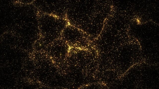 golden award sparkling particles background loop 4K
