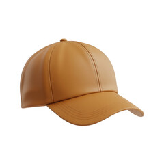 Fototapeta premium Baseball cap isolated PNG, casual summer headwear accessory for fashion and sports, modern stylish clothing element for branding and ecommerce design