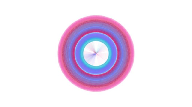 Premium 4K resolution abstract motion background with stable orbit movement. Artistic fluid ribbons creating elegant smoke-like patterns on white background. Seamless for transitions and creative