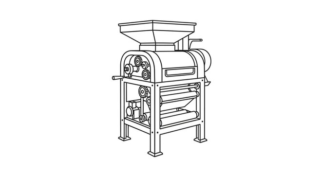 Industrial grain mill machine equipment.