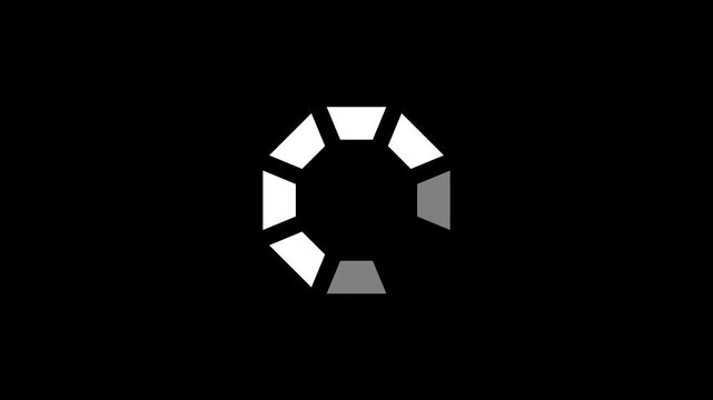 Circular Loading Spinner Animation, Charging Upload Download Progress Bar and Waiting Indicator for UI Interface Motion Graphics
