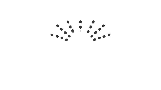 Simple flat illustration of a lawn sprinkler spraying water