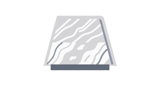 Abstract tile flooring illustration against a White Background image