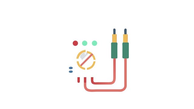 Isolated blue multimeter icon vector illustration on White Background