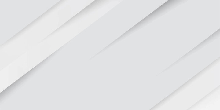 Abstract white paper background featuring a blank 3d document page with a curled corner design and subtle grey line patterns on an empty texture template for a light business office backdrop