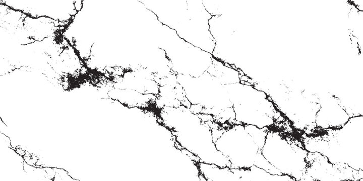 Abstract background of grunge white, black damaged rusty crack and scratch wall texture design. Vector grunge cracked texture  