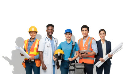 Obraz premium group of workers