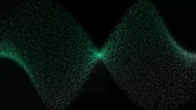 Spiral particle galaxy clean abstract background design for digital visuals. Spiral particle galaxy motion concept for technology scenes. Spiral particle galaxy category element.
