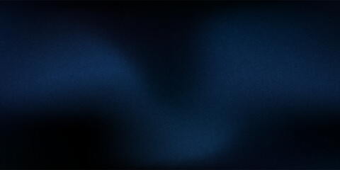 Black dark gray blue abstract elegant background. Drapery. Curtain. Fabric material. Soft folds. Wave stripe line. Gradient. Empty space. Design. Template. © Mansur