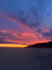 sunset over the sea © Yuna