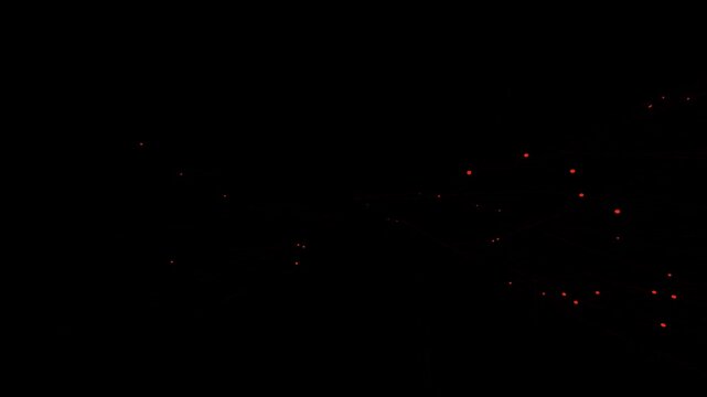 High-quality 4K looping animation of organic biological vessel microscopic pulse flow animation. Perfect for tech, science, and AI related concepts. Rendered with realistic bloom and bioluminescence 