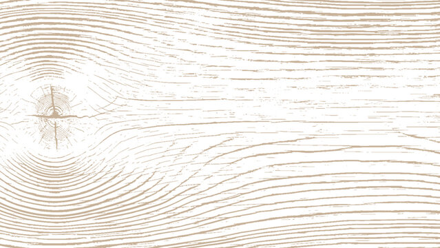Wooden texture with natural lines and knots on surface