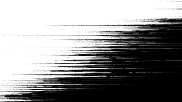 Glitchy digital distortion effect with horizontal lines  abstract tech error background