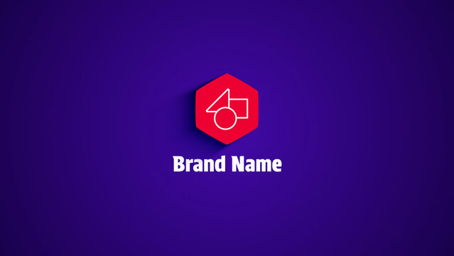 Flat Logo Animation | Minimal Corporate Reveal Modern Brand Intro Clean Business Motion Graphics
