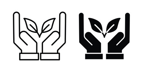 Obraz premium Environment protection icon - vector illustration eps10