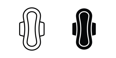 Feminine hygiene pad icon - vector illustration eps10 © ramsey