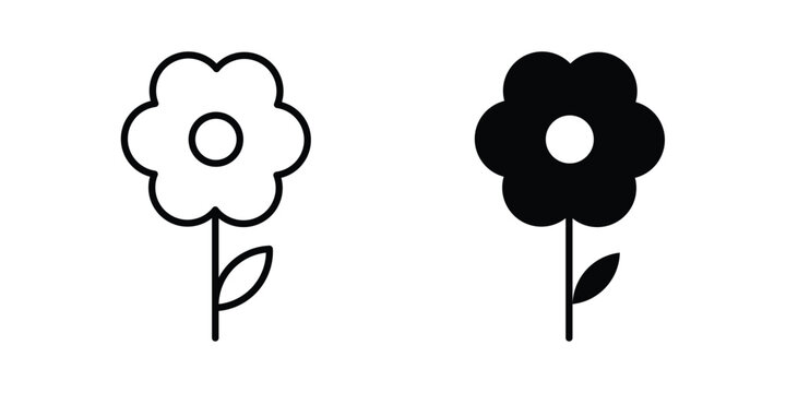 Flower icon - vector illustration eps10