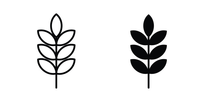 gluten free icon - vector illustration eps10