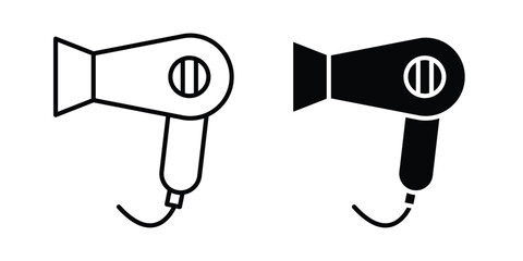Obraz premium Hair dryer icon - vector illustration eps10