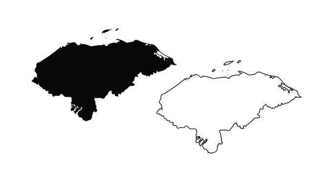 A striking visual comparison showcases the island of hawaii in contrasting black and white outlines high quality professional