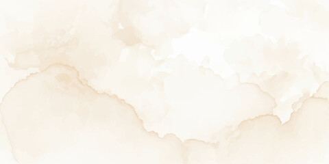 Obraz premium Subtle beige watercolor washes create a dreamy and abstract artistic expression. Evoking the calm and the purity. for website, background, branding