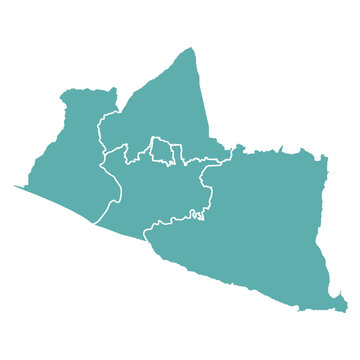Special Region of Yogyakarta Province Map, Daerah Istimewa Yogyakarta Indonesia