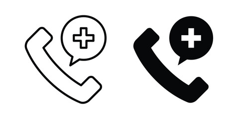 Medical emergency call icon - vector illustration eps10 © ramsey