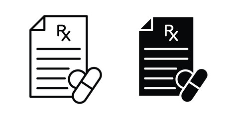 Medical prescription icon - vector illustration eps10 © ramsey