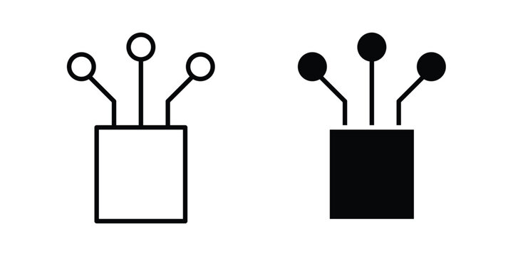 optic fiber cable icon - vector illustration eps10
