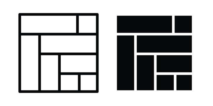 Paving icon - vector illustration eps10