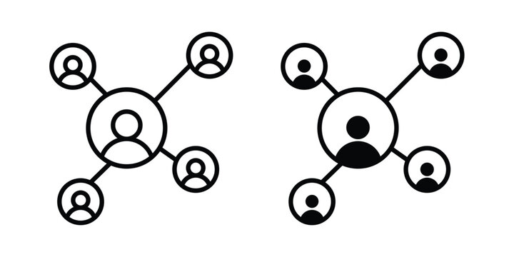 People network icon - vector illustration eps10