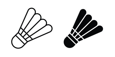 Obraz premium Shuttlecock icon - vector illustration eps10