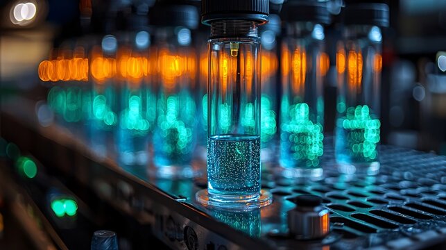 Blue reagent tube arrangement