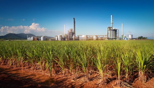 sugarcane plant extracting renewable energy ethanol