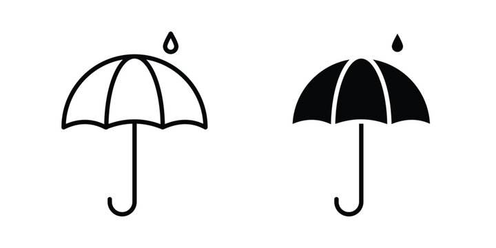 Water protection icon - vector illustration eps10