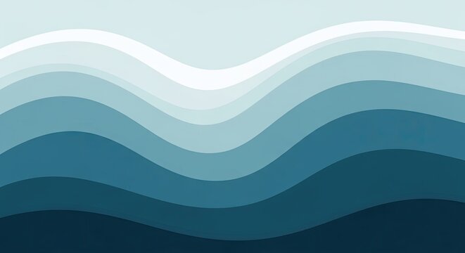 A blue and white abstract wave pattern with a gradient effect, featuring a gradient of blue shades from top to bottom and a white background with a subtle wave-like pattern.