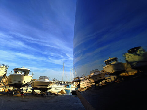Reflet de bateaux