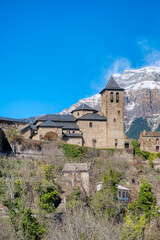 Fototapeta premium Torla-Ordesa is a Spanish town and municipality in Sobrarbe, province of Huesca, Aragon.