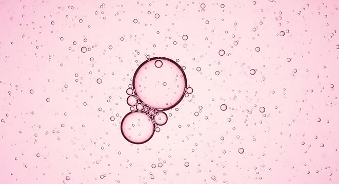 Abstract bubble letters forming a stylized number nine
