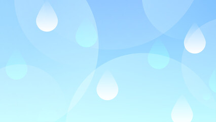  青 グラデーション 雨 水滴 パターン 抽象 背景 イラスト © fii