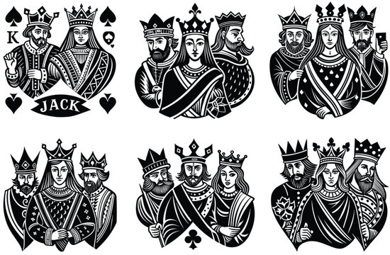 Queen of Hearts playing card - Classic design.