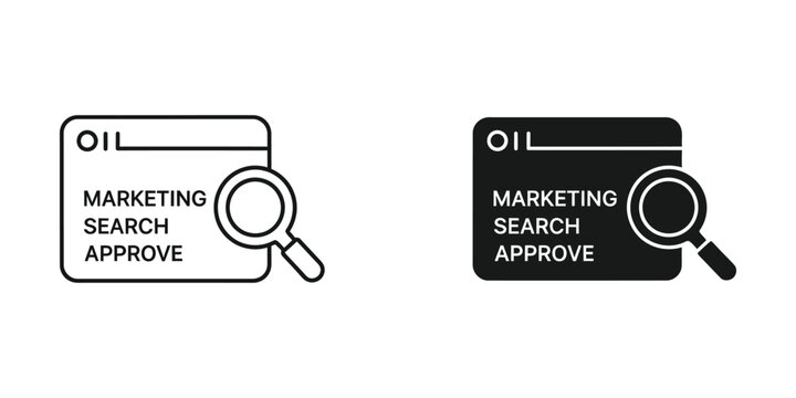 Comparison of marketing search approval processes between light and dark themes