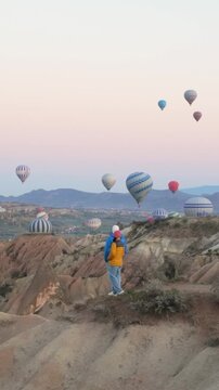 Witness the magic of Cappadocia as colorful hot air balloons rise against the soft morning light. The unique landscape provides a stunning backdrop for an unforgettable adventure.
