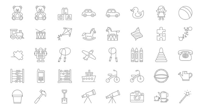 Various icons and symbols collection.
