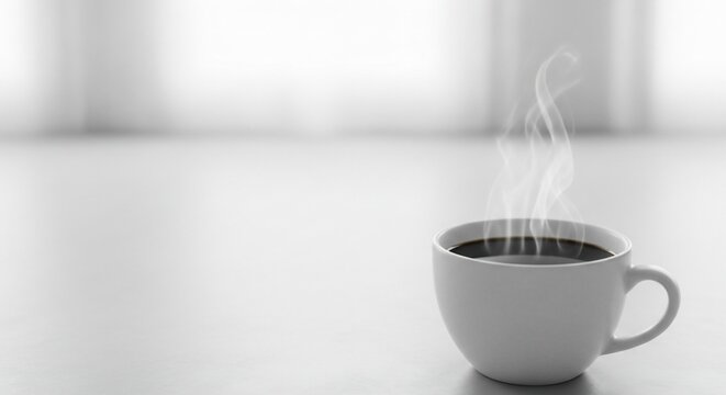 Minimal Cup on Soft Background