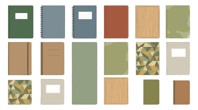 Collection of various notebooks and journals for writing