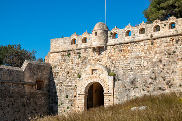 Obraz premium Fortezza Castle Rethymno (Ρέθυμνο) Crete (Kreta) Greece