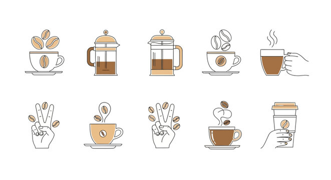 Coffee brewing process illustrated from bean to cup a step by step visual guide
