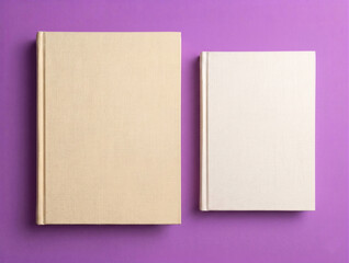 Fototapeta premium Hardcover Book Cover Template Mockup