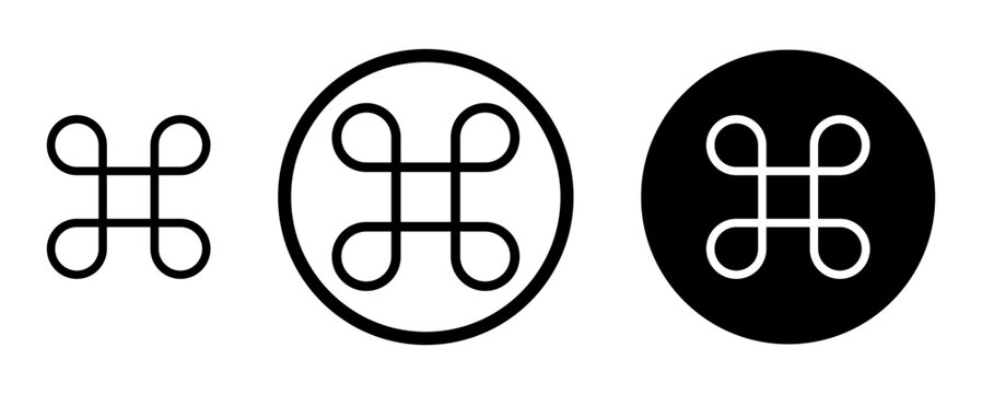 Command icon, template for graphic or web design. vector illustration